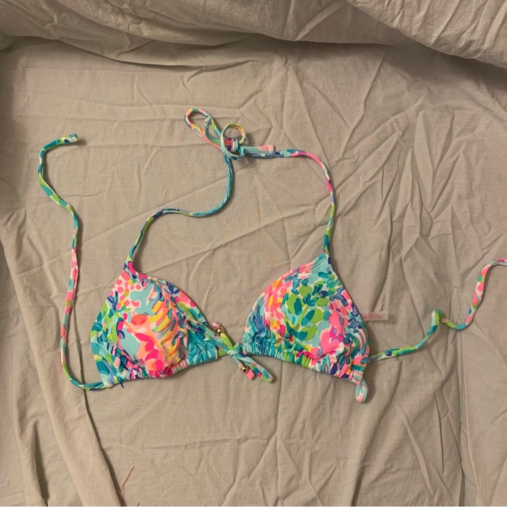 Lilly Pulitzer triangle string bikini top 2